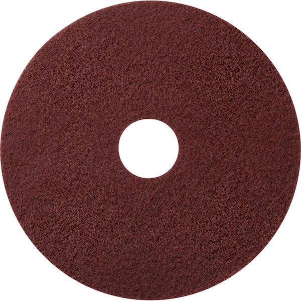 Global Industrial 20in Stripping Pad, Maroon, 10PK 261882MRX - main